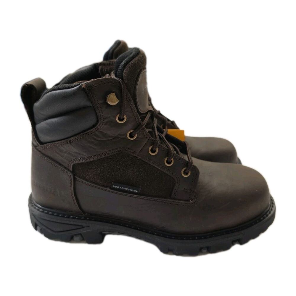 Eurostar Work boots Size 8 Men Steel Toe Slip Resistant Oil Resistant